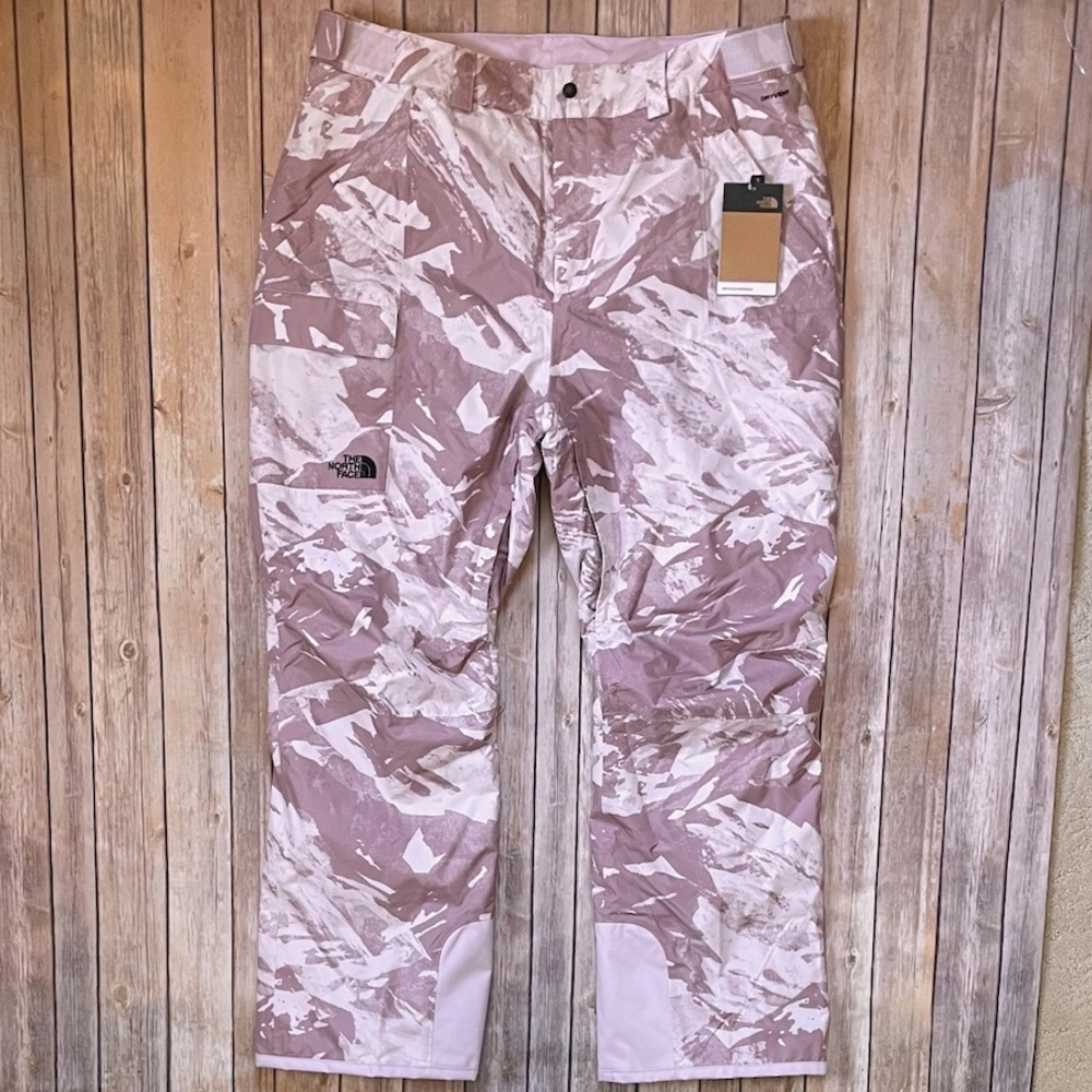 The North Face Pink Camo Snow Pants
